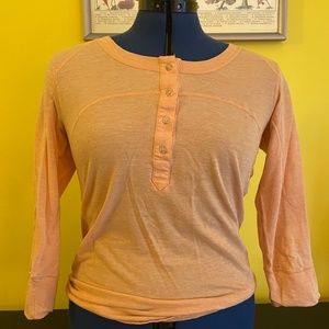 Marmot tangerine 3/4 sleeve top